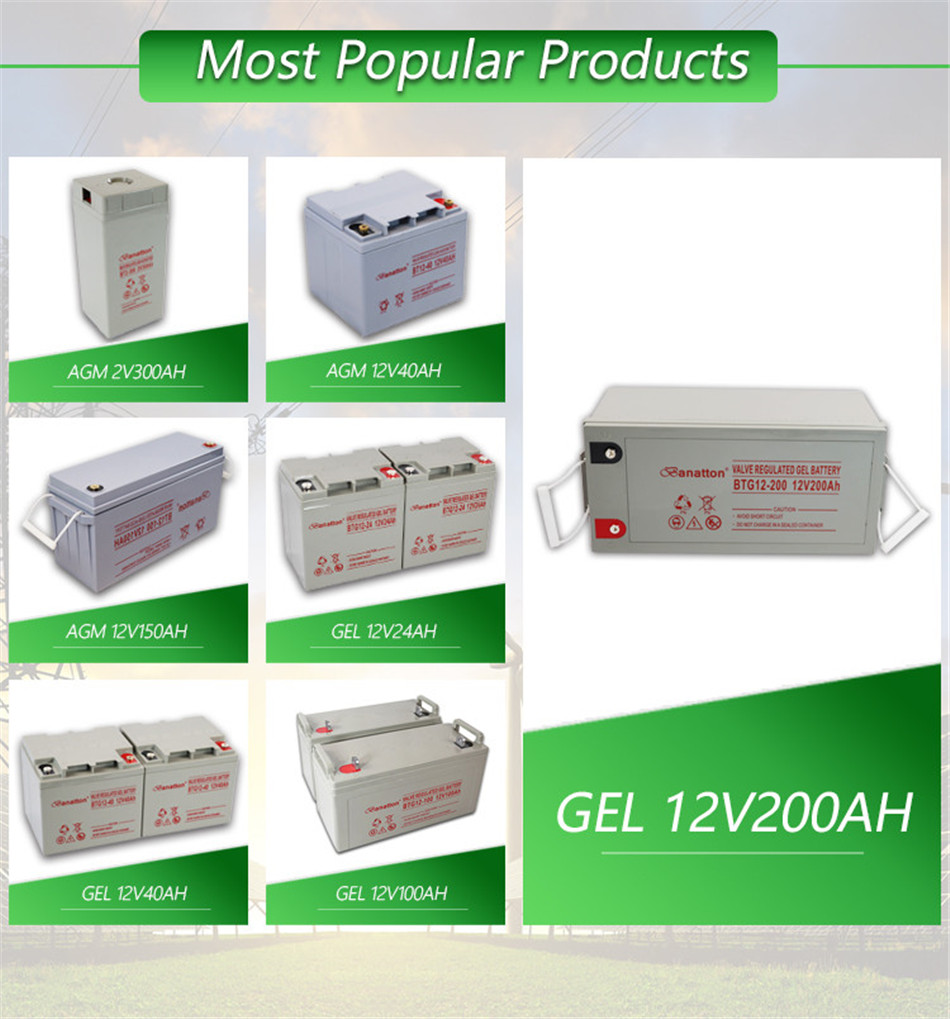 ໂຮງງານຜະລິດປະເທດຈີນ 2V 600AH 2000AH Gel Rechargeable Storage Deep Cycle Sealed Batteries (6)